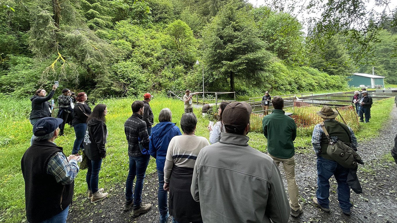 Commissioners Gather at Tillamook Working Lands and Waters Tour