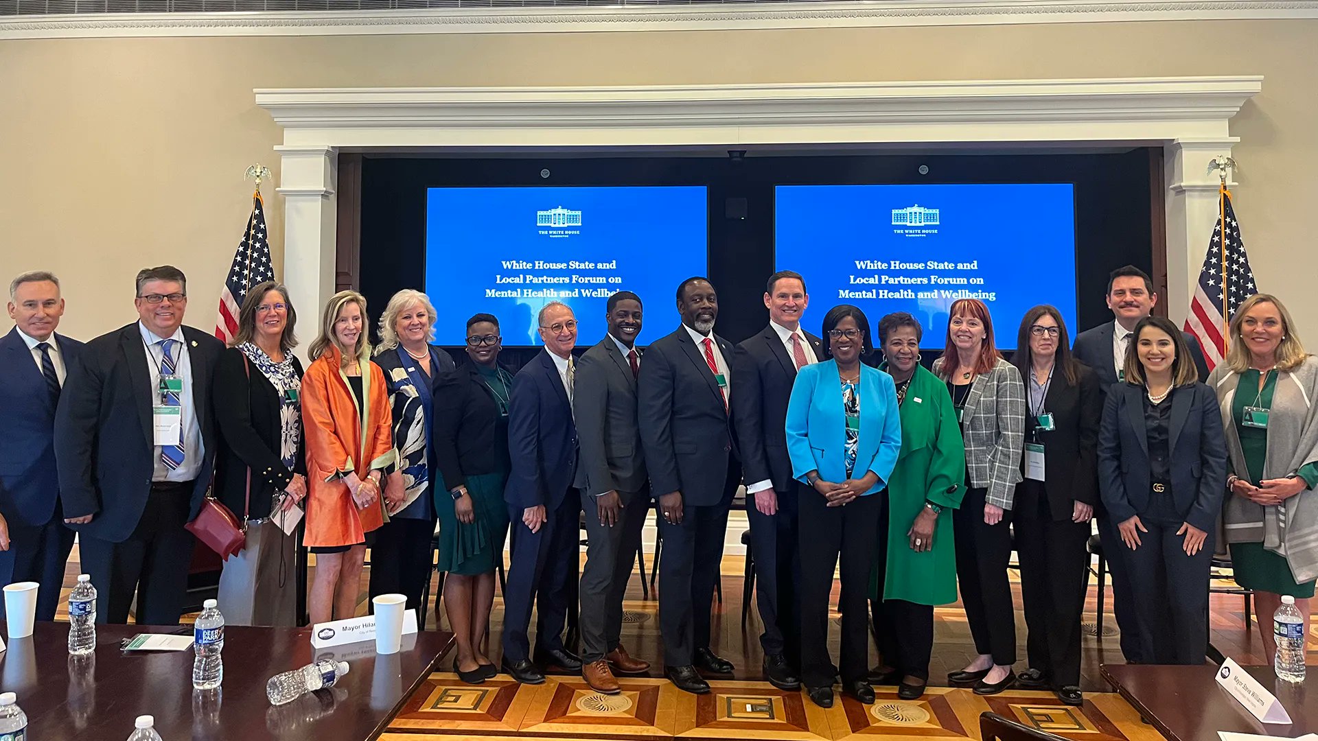Local leaders, including AOC Executive Director Gina Nikkel, Ph.D, attend the White House State and Local Partners Forum on Mental Health and Wellbeing